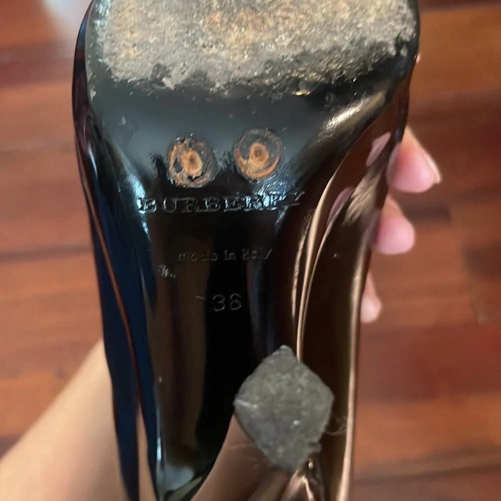 Burberry Patent Leather Booties - Picture 5 of 11